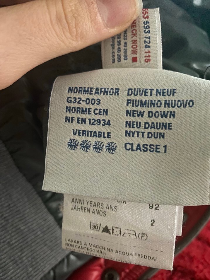 Orijinal Moncler Kapüşonlu Parlak Kırmızı Erkek Çocuk Mont - Görsel 5