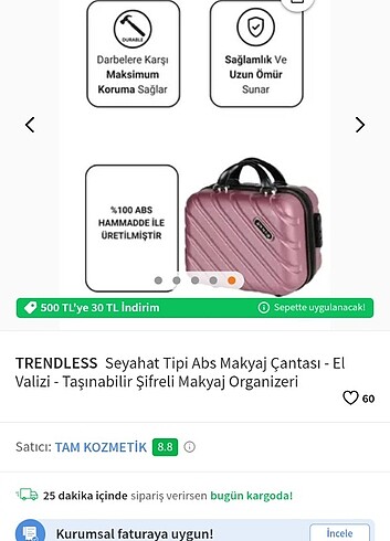 Beden çeşitli Renk Makyaj çantası & el valizi