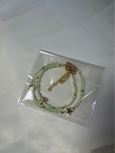 Diğer Green butterfly two star bileklik 2li