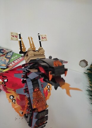 Beden Renk ORJİNAL LEGO NİNJAGO FİRE FANG SPİDERMAN FİGÜRLÜ