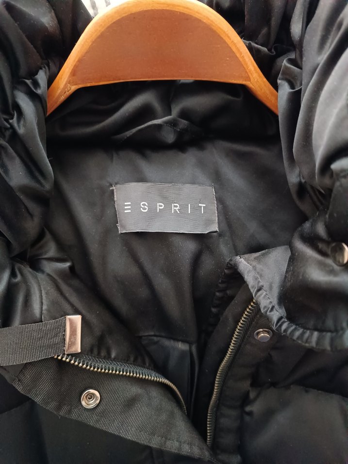 Siyah Uzun Kadın Kışlık Mont Kürklü - Görsel 3