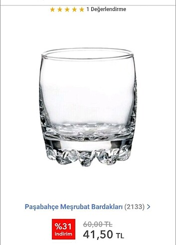 Paşabahçe Paşabahçe Bardak