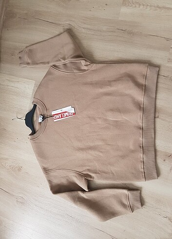 m Beden camel Renk Bayan sweatshirt