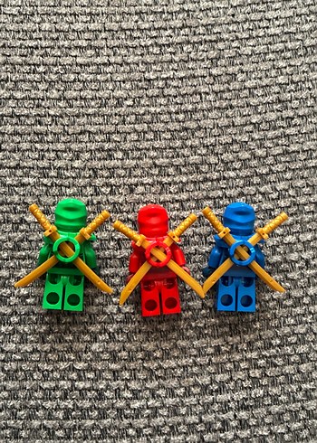 Renkli Lego Ninja Figürleri Seti - Görsel 2