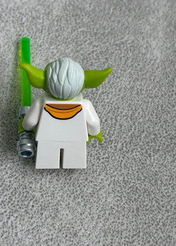 Lego Yoda Minifigür Beyaz Kıyafetli - Görsel 2
