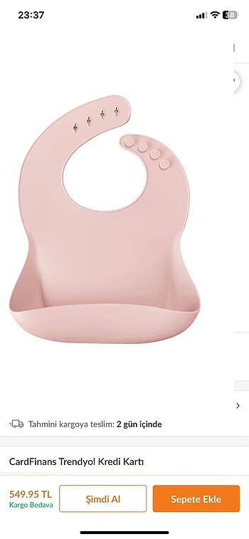 Sleepy Oioi pink pembe önlük
