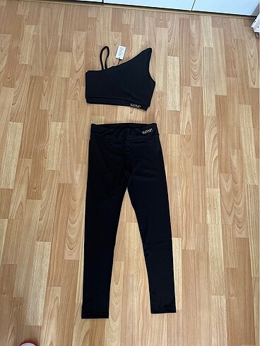 TAYT CROP TAKIM SIYAH