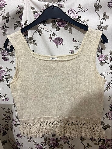 Zara askılı bluz