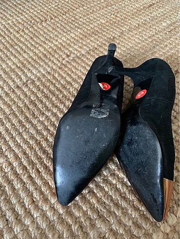 38 Beden Siyah stiletto ayakkabı