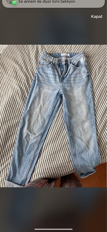 32 Beden BERSHKA mom jeans