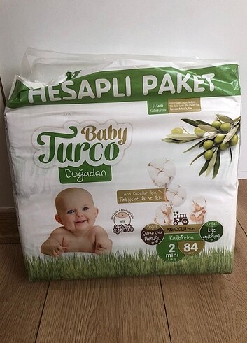 Baby turco bebek bezi 2 numara. 