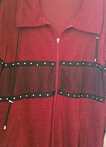44 Beden Bordo hırka