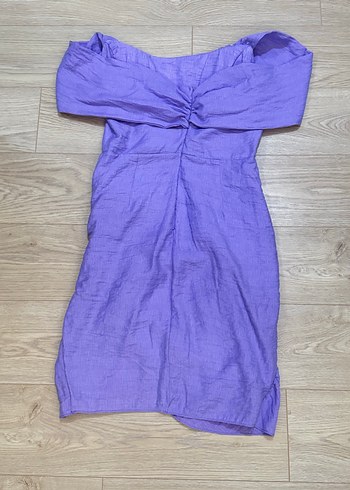 Balenli Lila Elbise - Görsel 9