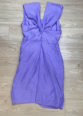 Balenli Lila Elbise - Görsel 8