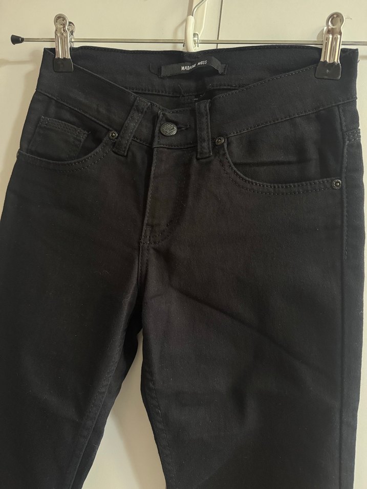 Siyah İspanyol paça Pantolon - Görsel 2