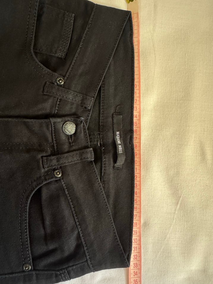 Siyah İspanyol paça Pantolon - Görsel 4