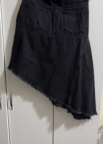 Siyah Denim Etek - Görsel 3