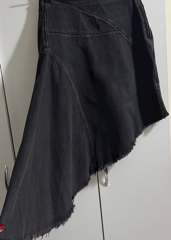 Siyah Denim Etek - Görsel 4