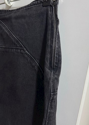 Siyah Denim Etek - Görsel 2