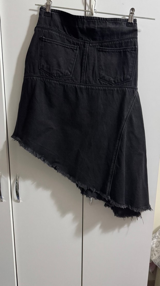 Siyah Denim Etek - Görsel 3