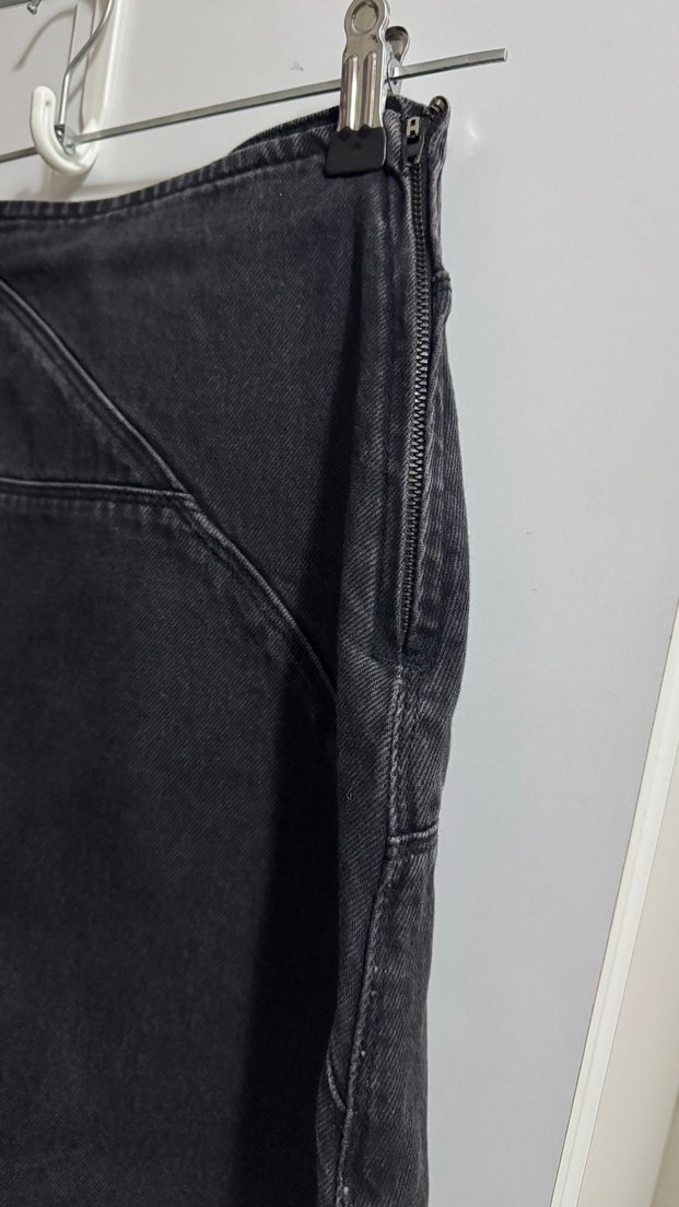 Siyah Denim Etek - Görsel 2