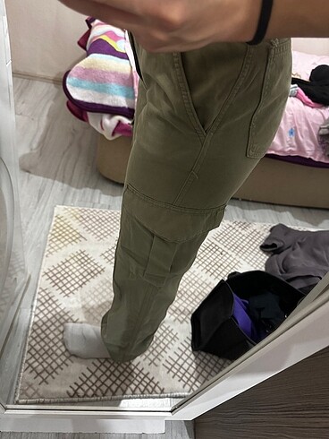 s Beden haki Renk Pull bear pantolon