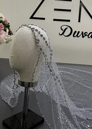 Zen nakışlı duvak