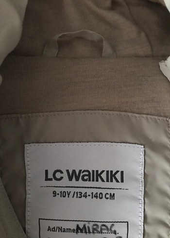 LC Waikiki Bej Kapüşonlu Çocuk Ceket