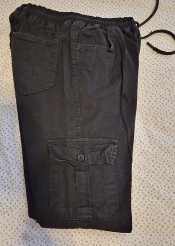 Siyah Kemerli Rahat Kesim Kadın Kot Pantolon - Görsel 2