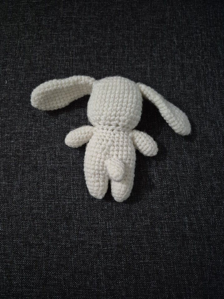 Beyaz Tavşan ve Renkli Ayı Peluş Oyuncak - Görsel 4