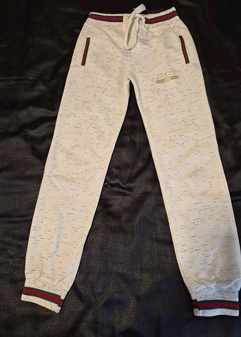 Kız Çocuk Beyaz  Kapüşonlu Eşofman Takımı - Görsel 3