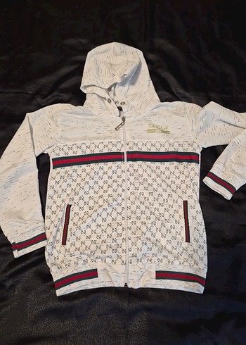 Kız Çocuk Beyaz  Kapüşonlu Eşofman Takımı - Görsel 2