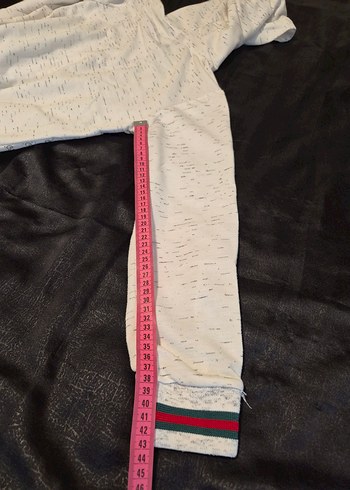 Kız Çocuk Beyaz  Kapüşonlu Eşofman Takımı - Görsel 6