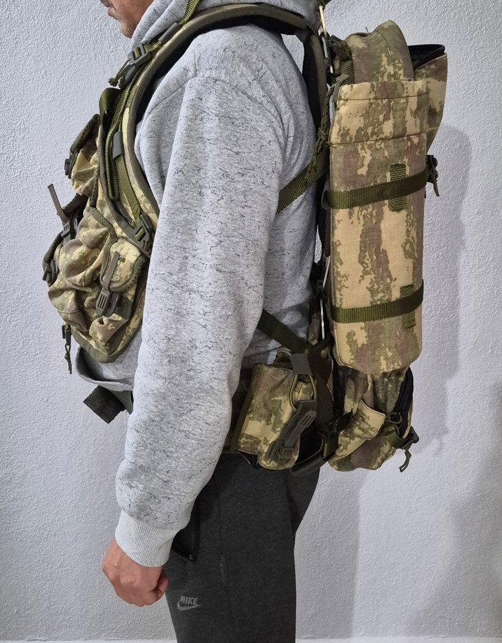 Kamuflaj Erkek Sırt Çantası, Hücum Yeleği - Görsel 2