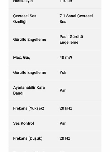 Rampage RX7 Combat mikrofonlu oyuncu kulaklığı - Görsel 6