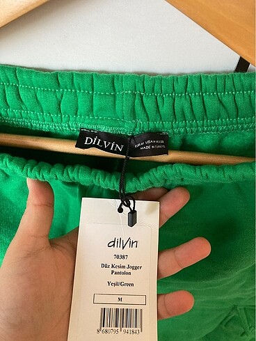 Dilvin joger yeşil pantolon