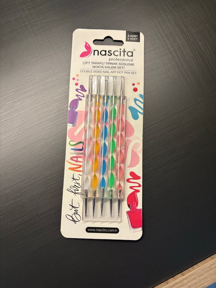 Nascita Çift Taraflı Nail Art Kalem Seti - Görsel 3
