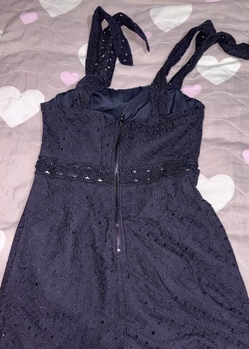 Siyah Dantel Detaylı Uzun Kadın Tulum - Görsel 3