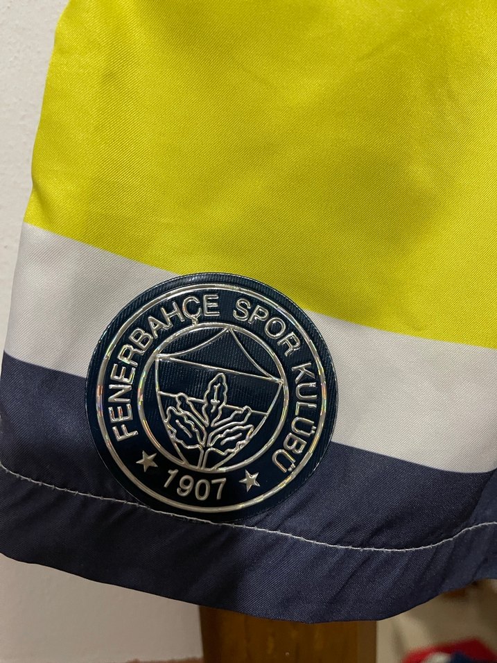 Sarı Çizgili çocuk Mini Deniz Şortu - Görsel 3