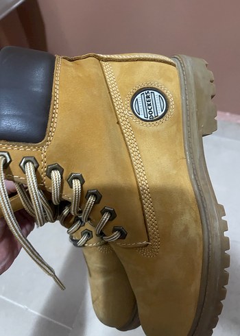 Bej Süet Bağcıklı unisex  Bot - Görsel 3