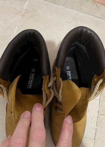 Bej Süet Bağcıklı unisex  Bot - Görsel 4