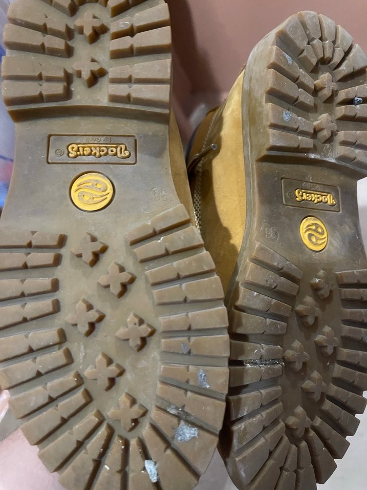 Bej Süet Bağcıklı unisex  Bot - Görsel 2