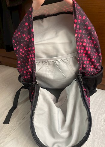 Koyu Pembe Bağlamalı Kadın Sırt Çantası orijinal üründür - Görsel 5