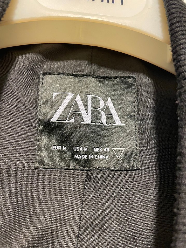 Zara Siyah Oversize V Yaka Hırka — görsel 6/6