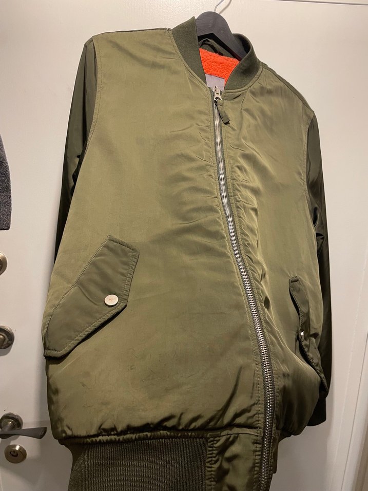 Zara Haki Bomber Ceket — görsel 6/7