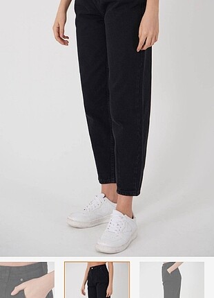 xs Beden siyah Renk Addax mom Jean