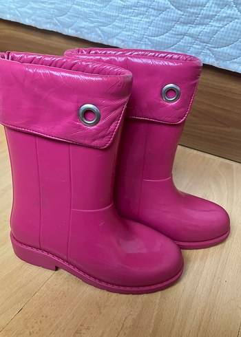 Igor Igor Kız Çocuk Pembe Lastik Tokalı Çizme