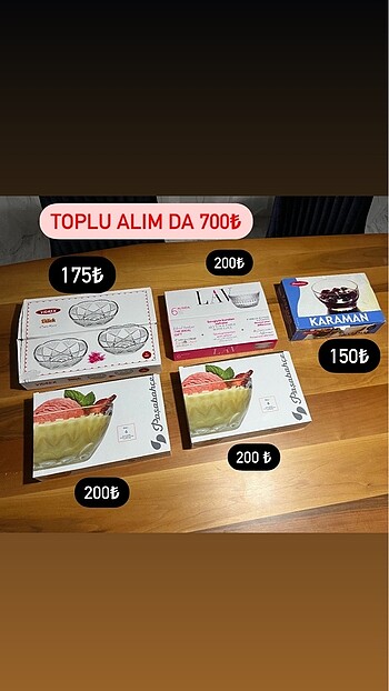 Mutfak cam kase reçellik çerezlik