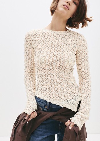 Pull&Bear Dantelli Top - Görsel 2