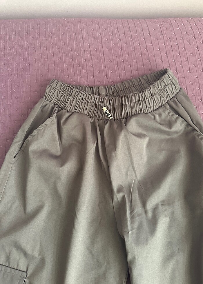 Füme-Gri Kargo Pantolon - Görsel 2